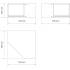 Armoire Murale d Angle 38,3x76,2x77 cm - Battant Frontal - Rangement Optimisé et Gain de Place - BGS