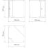 Armoire d'Atelier 1 Porte Éléments de Coin - 58,4 x 84,3 x 69,1 cm - Acier Robuste, Rangement Optimisé - D-Work