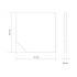 Plan de Travail en Bois Massif 75x30x75 cm - Surface de Coin - Durable et Esthétique - BGS