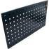 Panneau Mural Perforé Standard - 37,3 x 65,1 x 1,6 cm - Acier, Résistant et Polyvalent - Système Mural - D-Work