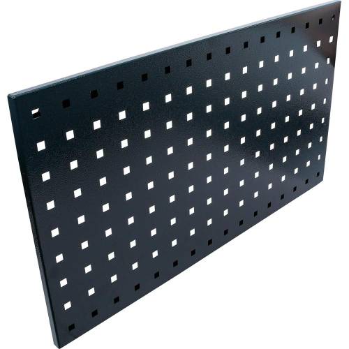 Panneau Mural Perforé Standard - 37,3x65,1x1,6 cm - Acier, Résistant et Polyvalent - Système Mural - BGS