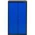 Armoire d’Atelier 2 Portes 59x122x69 cm - 2 Tablettes Métalliques - Rangement Robuste et Pratique - BGS