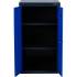 Armoire d’Atelier 2 Portes 59x122x69 cm - 2 Tablettes Métalliques - Rangement Robuste et Pratique - BGS