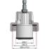 Adaptateur n deg.14 pour art. 8027, 8098 - 12,5 x 7x16,5 cm - Compatible Ford, Acier - D-Work