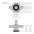 Adaptateur n°4 pour Art. 8027, 8098 - Compatible Ford, Honda, Hyundai, Lexus, Mazda, Mercedes-Benz, Mitsubishi, Nissan, Pe - BGS