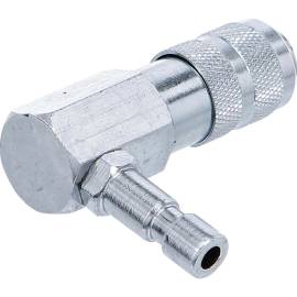 Adaptateur à Baïonnette Coudée 90° - Pour Système de Refroidissement Art. 8027/8098 - Pratique et Fiable - BGS