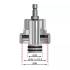 Adaptateur No 7 pour Art. 8027, 8098 - Compatible Alfa Romeo, Citroën, Fiat, Mini, Peugeot, Renault, Saab - Précision et F - BGS