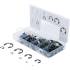 Assortiment de Circlips 1,5-22 mm - 300 Pièces - Acier Résistant - Fixation Sécurisée - BGS