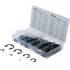 Assortiment de Circlips 1,5-22 mm - 300 pcs - Acier Résistant - Fixation Sécurisée, Pro - D-Work