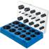 Assortiment de Joints Toriques 419 Pièces Ø3-50 mm - Caoutchouc Résistant - Étanchéité Fiable et Durable - BGS