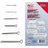 Assortiment de Goupilles Ø1,6-4,0 mm - 555 Pièces - Acier Résistant - Fixation Polyvalente et Durable - BGS