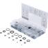 Assortiment de Joints Toriques D.3-22 mm - 225 pcs - Caoutchouc Résistant - Étanchéité Fiable - D-Work