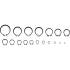 Assortiment de Circlips Extérieurs D. 3-32 mm - 300 pcs - Acier Résistant - Fixation Sécurisée - D-Work