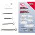 Assortiment de Goupilles D.1,6-4,0 mm - 555 pcs - Acier Résistant - Fixation Polyvalente et Durable - D-Work