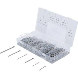Assortiment de Goupilles Acier Inoxydable D.1,6-4,0 mm - 555 pcs - Résistance et Polyvalence, Pro - D-Work