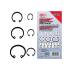 Assortiment de Circlips Intérieurs Ø3-32 mm - 300 Pièces - Acier Résistant - Fixation Sécurisée - BGS