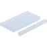 Bâtonnets de Colle Chaude 6 pièces Ø11 mm x 100 mm - Transparent - Fixation Rapide et Pratique - BGS