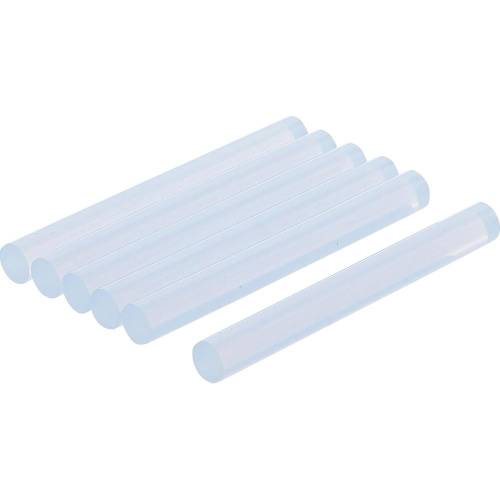 Bâtonnets de Colle Chaude 6 pièces Ø11 mm x 100 mm - Transparent - Fixation Rapide et Pratique - BGS