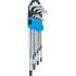 Jeu de Clés Allen Extra Longues Profil T Torx T10-T50 - 8 Pièces - Précision et Accessibilité Optimale - BGS