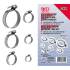 Assortiment de Colliers D.16-40 mm - 26 pcs - Polyvalents et Pratiques pour Fixation, Acier - D-Work