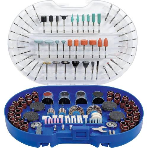 Jeu de Disques Abrasifs, Polissage et Forets 315 pcs - Outils Rotatifs Grande Vitesse - Polyvalence et Performance - BGS