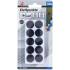 Points Auto-Agrippants Autocollants Noir - 40 pcs - Fixation Pratique et Réutilisable, Pro - D-Work