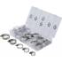 Assortiment de 26 Colliers de Serrage Inoxydables D.16-38 mm - Résistants et Durables, Acier, 26 pcs - D-Work