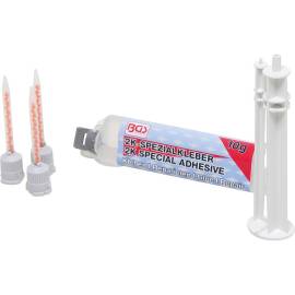 Colle Spéciale 2 Composants FLEX - Cartouche 10 g - Haute Performance et Adhérence Rapide, Plastique - D-Work