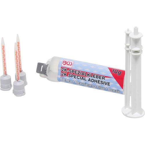Colle Spéciale 2 Composants FLEX - Cartouche 10 g - Haute Performance et Adhérence Rapide - BGS