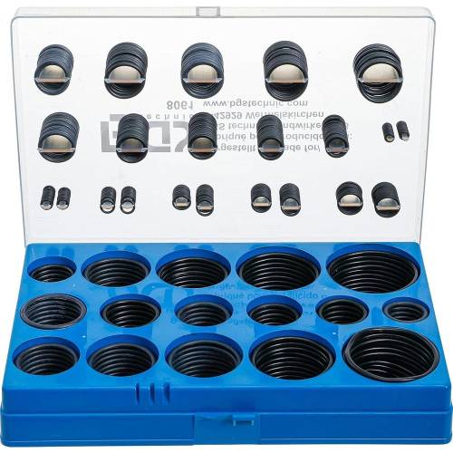 Assortiment de Joints Toriques 419 Pièces - En Pouce - Polyuréthane Résistant - Étanchéité Fiable et Durable - BGS