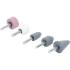 Jeu de Grattoirs et Polisseuses 5 pcs - Outils Polyvalents pour Finition et Nettoyage - Plastique - D-Work