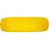 Roue pour Diable 260 mm - PU Jaune/Noir - Résistante et Maniable pour Chariot de Transport - BGS