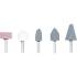Jeu de Grattoirs et Polisseuses 5 pcs - Outils Polyvalents pour Finition et Nettoyage - Plastique - D-Work