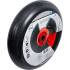 Roue de Brouette 400 mm - PU Rouge/Noir - Résistante et Durable - Roulement - D-Work