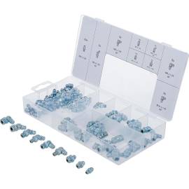 Assortiment de Graisseurs 110 pcs - Lubrification Facile et Polyvalente, Plastique - D-Work
