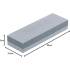 Pierre à Aiguiser Cal. 120 / 240 - 18,1x5,8x3,4 cm - Grain Double pour Affûtage Précis - BGS