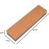 Pierre à Aiguiser Cal. 120 / 240 - 18,1x5,8x3,4 cm - Grain Double pour Affûtage Précis - BGS