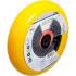 Roue de Brouette 400 mm - PU Jaune/Noir - Robuste et Durable - D-Work