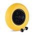 Roue de Brouette 400 mm - PU Jaune/Noir - Robuste et Durable - - BGS