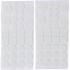 Jeu de Protections Antidérapants 64 pcs - Blanc, 11 x 11 x 285 mm - Sécurité et Stabilité Améliorées - D-Work