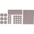 Jeu de Protections Antidérapants Beige - 38 Pièces - Sécurité et Stabilité - BGS