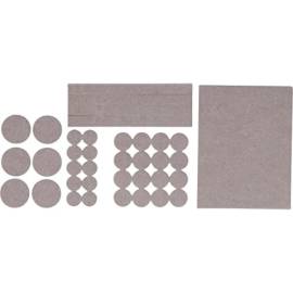 Jeu de Protections Antidérapants Beige - 38 Pièces - Sécurité et Stabilité - BGS