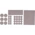 Jeu de Protections Antidérapants Beige - 38 Pièces - Sécurité et Stabilité - BGS