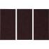 Patins en Feutre Brun 3 Pièces 100x200 mm - Protection Sol et Mobilier - BGS