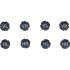 Jeu de Capuchons de Valve Plastique 8 pcs - Marquage Pneus - Identification Facile et Protection - D-Work