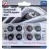 Jeu de Capuchons de Valve Plastique 8 pièces - Marquage Pneus - Identification Facile et Protection - BGS