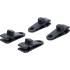 Jeu de Clips de Bâche 4 pcs - Plastique Résistant - Fixation Facile et Sécurisée - D-Work