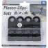 Jeu de Clips de Bâche 4 pcs - Plastique Résistant - Fixation Facile et Sécurisée - D-Work