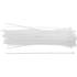 Assortiment de Colliers Plastique Blanc 4,8 x 300 mm - 50 Pièces - Fixation Pratique et Résistante - BGS
