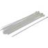 Assortiment de Colliers Plastique Blanc 8,0 x 400 mm - 30 Pièces - Fixation Pratique et Résistante - BGS